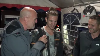 Championnat de France de la Montagne FRANGY - Samedi soir dans le Paddock : ITW César Chanal & O...