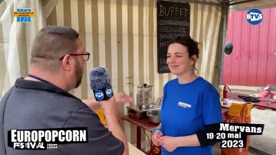 EUROPOPCORN 2023 micro trottoir début de soirée Samedi