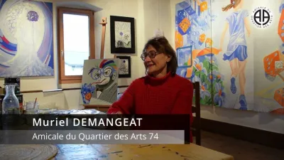 INTERVIEW de Muriel DEMANGEAT - Amicale du Quartier des arts de Ville-la-Grand (74)