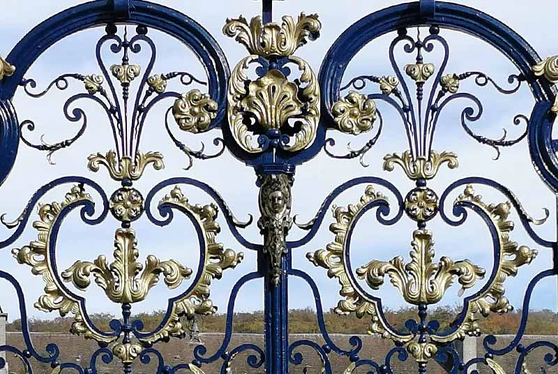 La grille Jean Lamour de l'abbaye d'Auberive