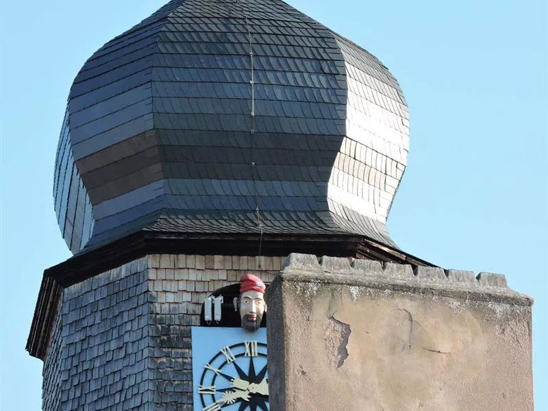 Tête grimaçante du Beffroi