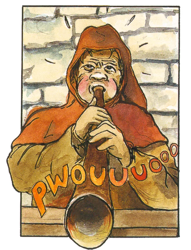 Une trompe d’appel médiévale