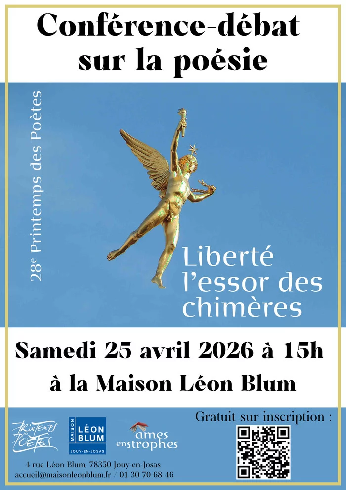 Conférence-débat pour le Printemps des Poètes : "Liberté, l'essor des chimères"