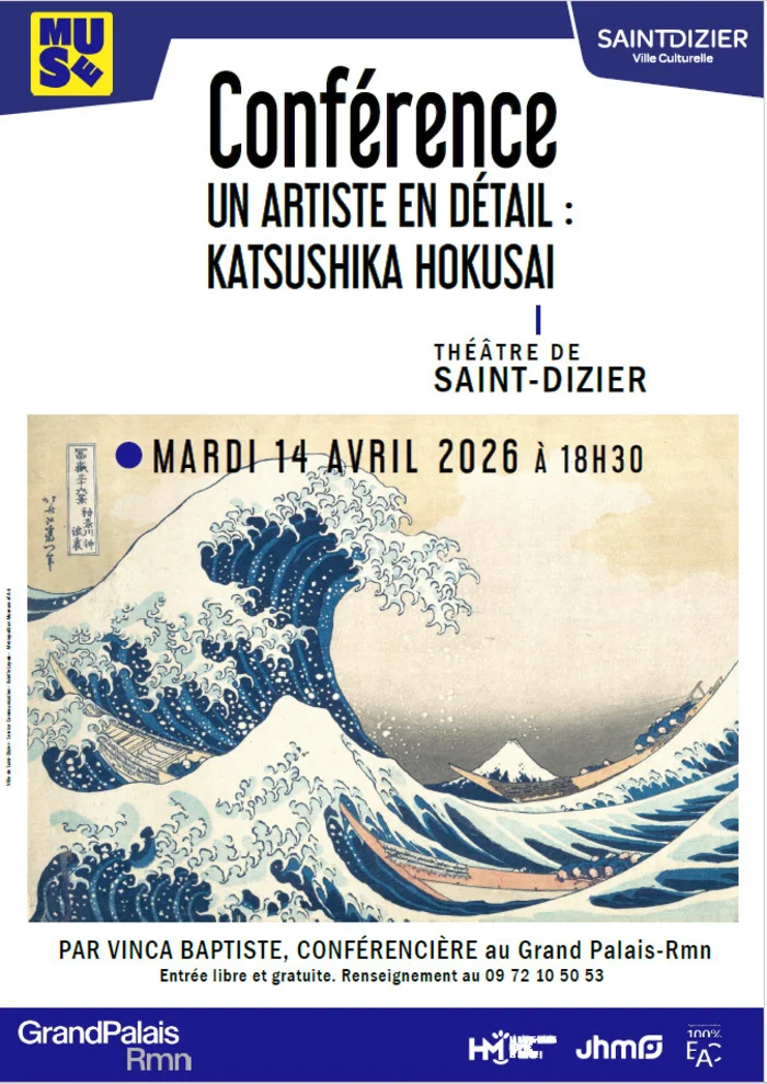 Conférence, Un artiste au détail : Katsushika  Hokusai