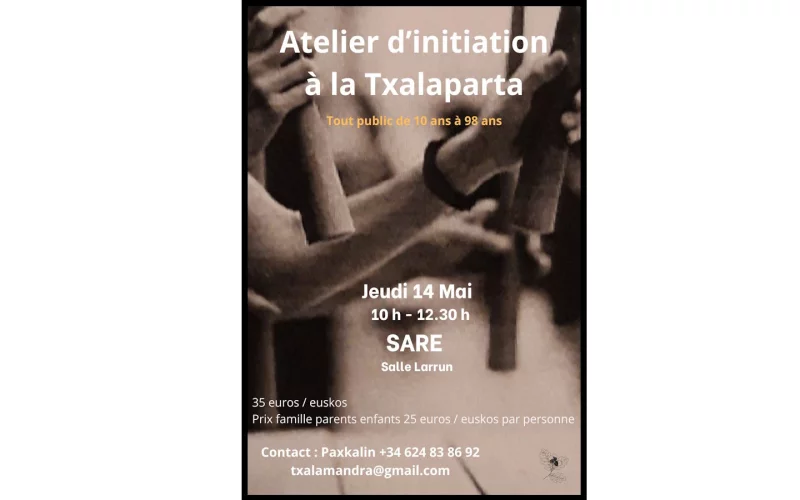 Atelier d’initiation à la txalaparta