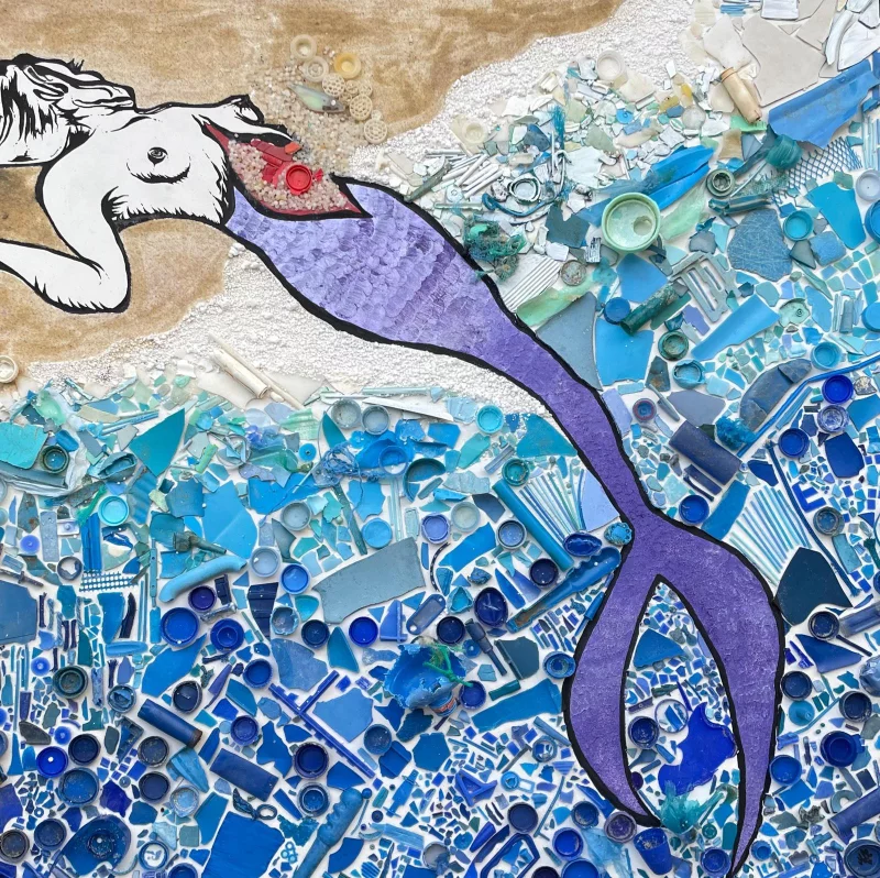 Atelier "La fresque des mermaids : L'océan en morceaux" by Maud Le Car