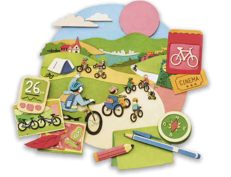 Pédaler ses vacances