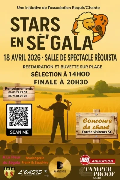 RÉQUIS'CHANTE  concours STARS en SÉ'GALA