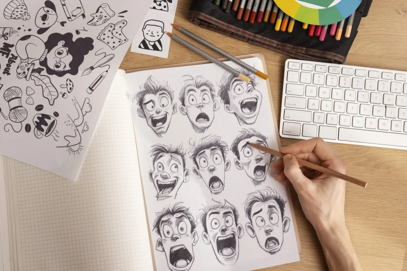 Exposition : Astrid Bromure, la fabrication d’une bande dessinée