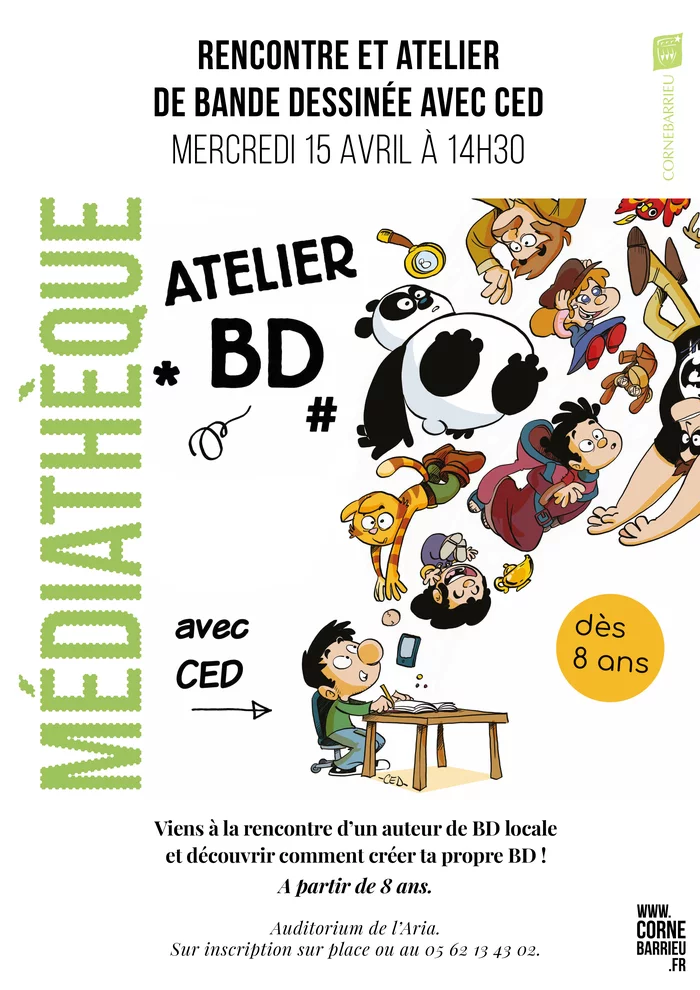 Rencontre / atelier avec CED - Dès 8 ans