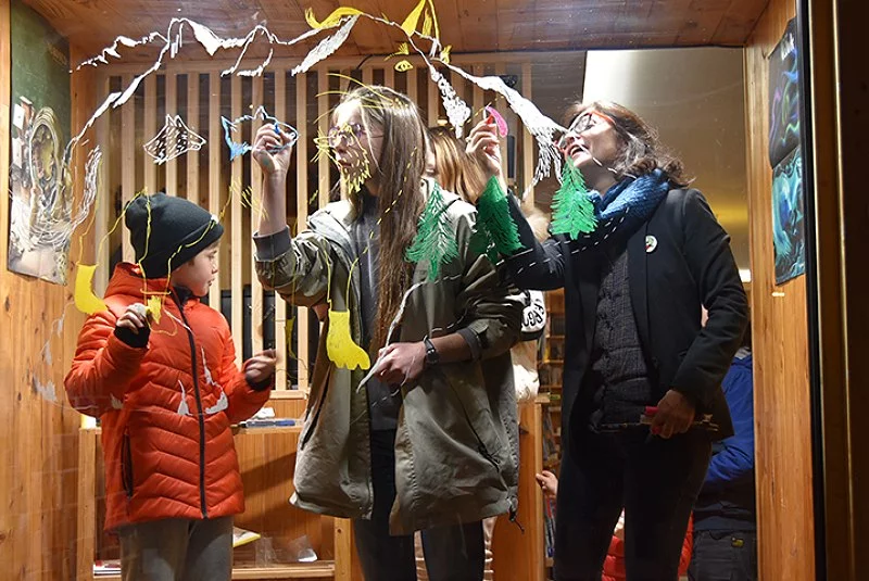 Atelier fresque avec Pascale Breysse