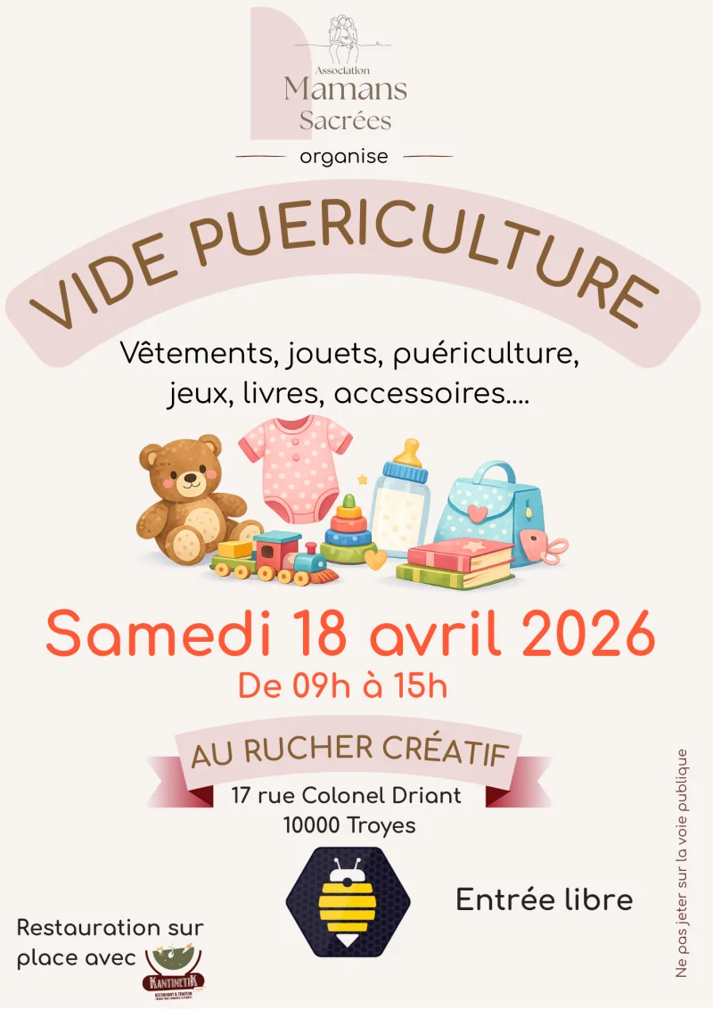 Vide puériculture au Rucher Créatif