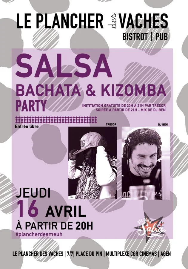 Soirée danses latines : Salsa Bachata & Kizomba Party