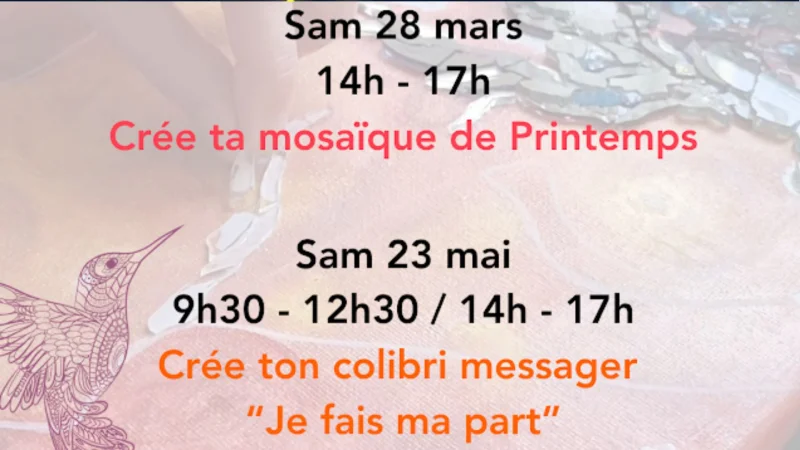 Atelier : Crée ton Colibri