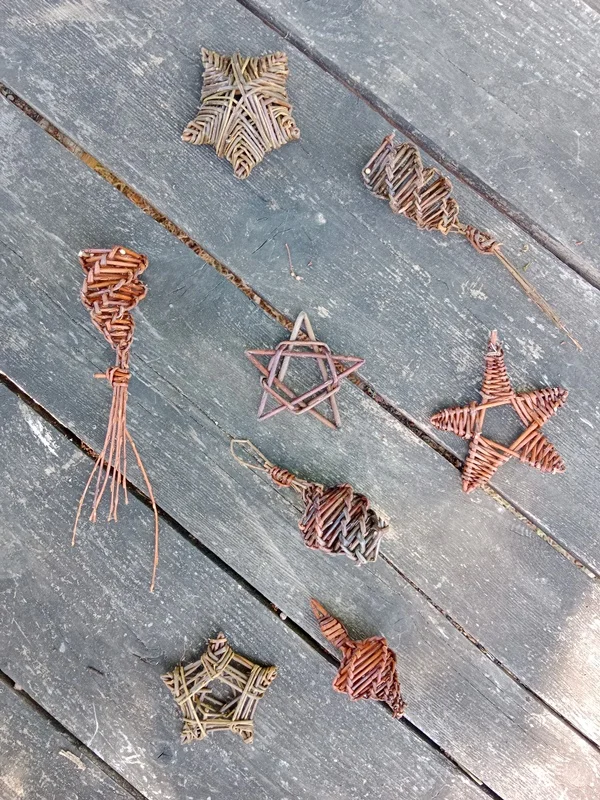 Atelier décorations de Noël en vannerie d'osier