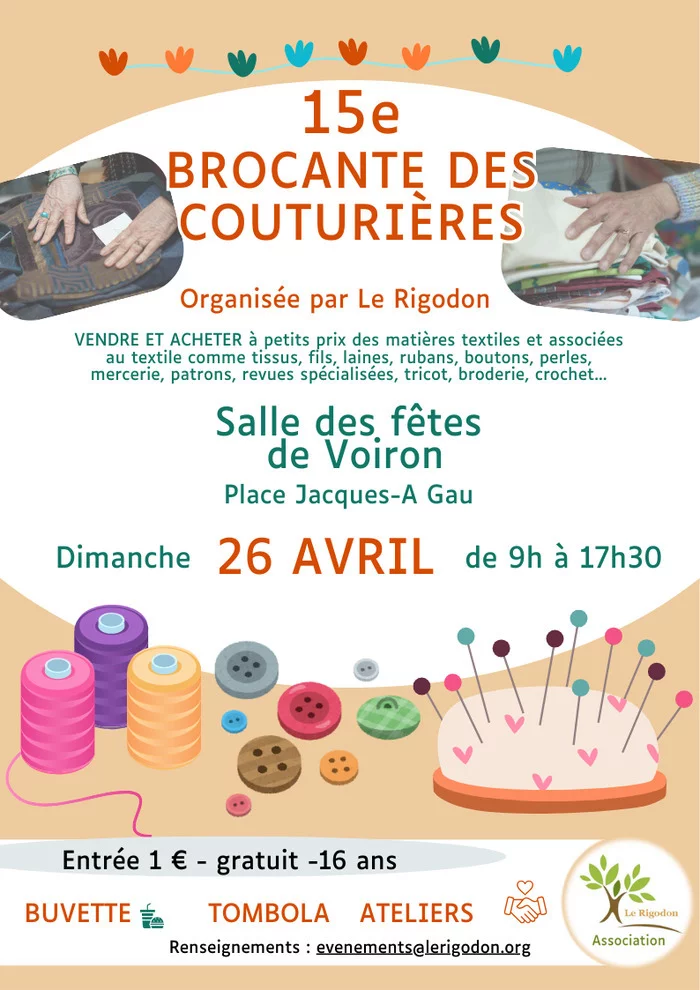 15e brocante des couturières