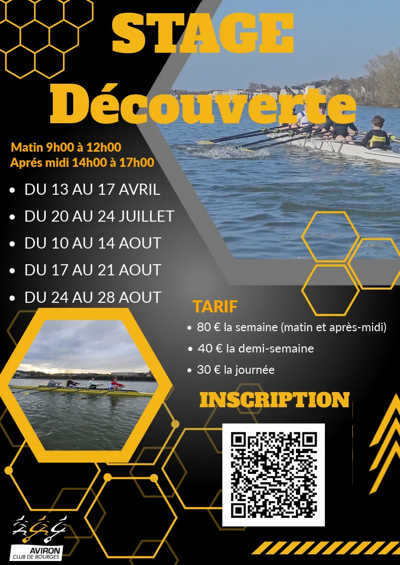 Stages Découverte D’Aviron