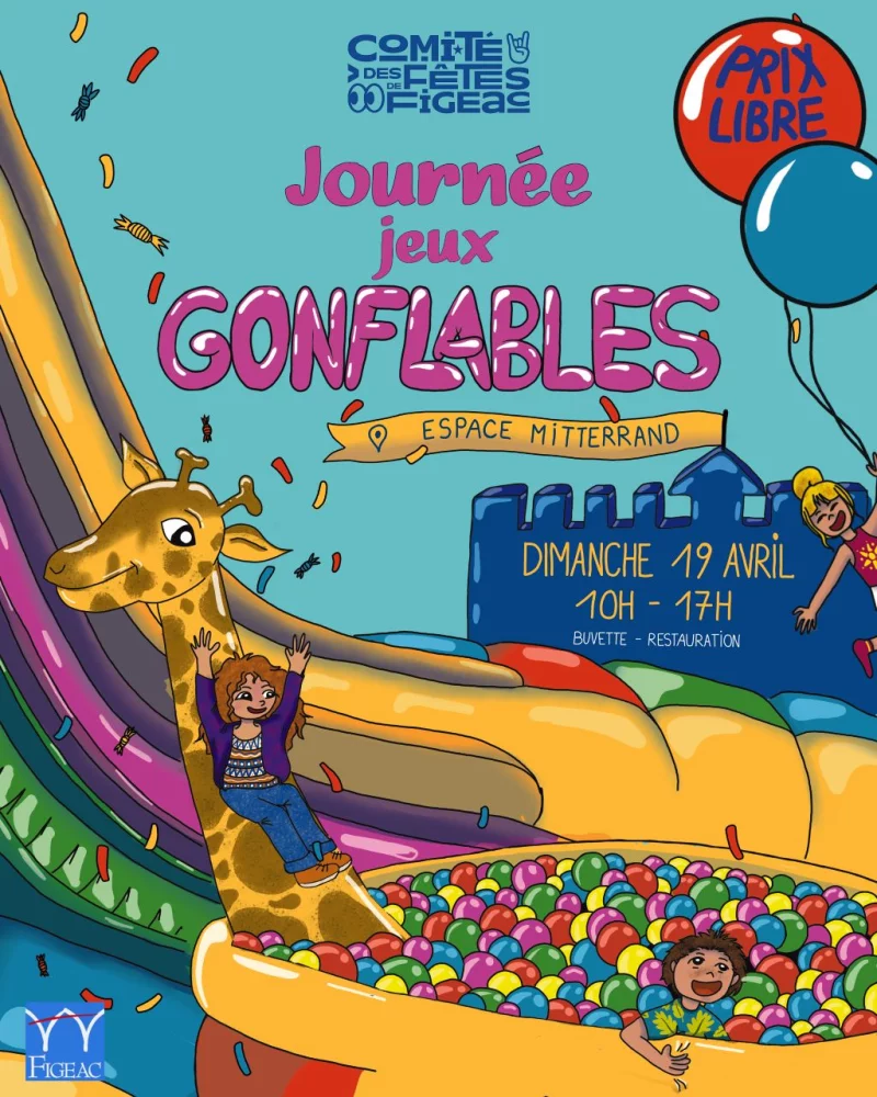 Grande journée des jeux gonflables à Figeac