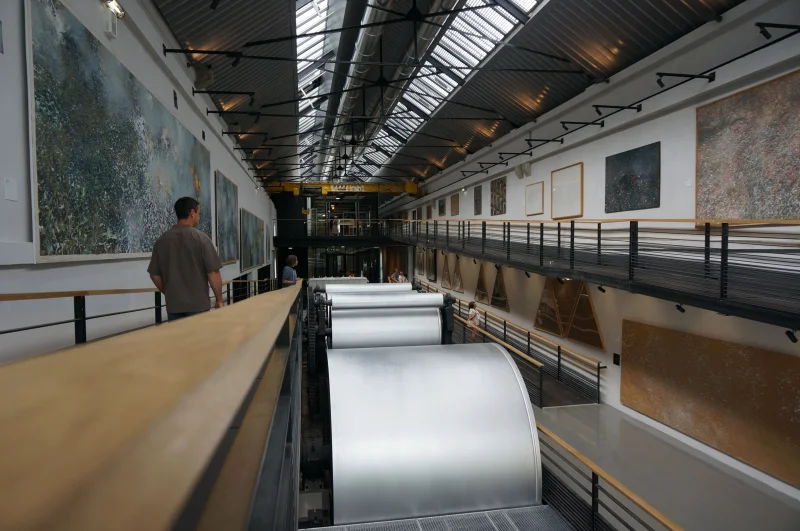 Uzerche - visite de la Papeterie