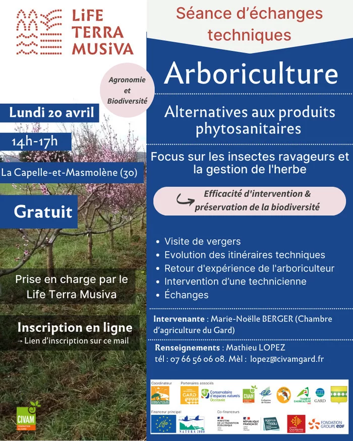 Séance d'échanges techniques LIFE TERRA MUSIVA