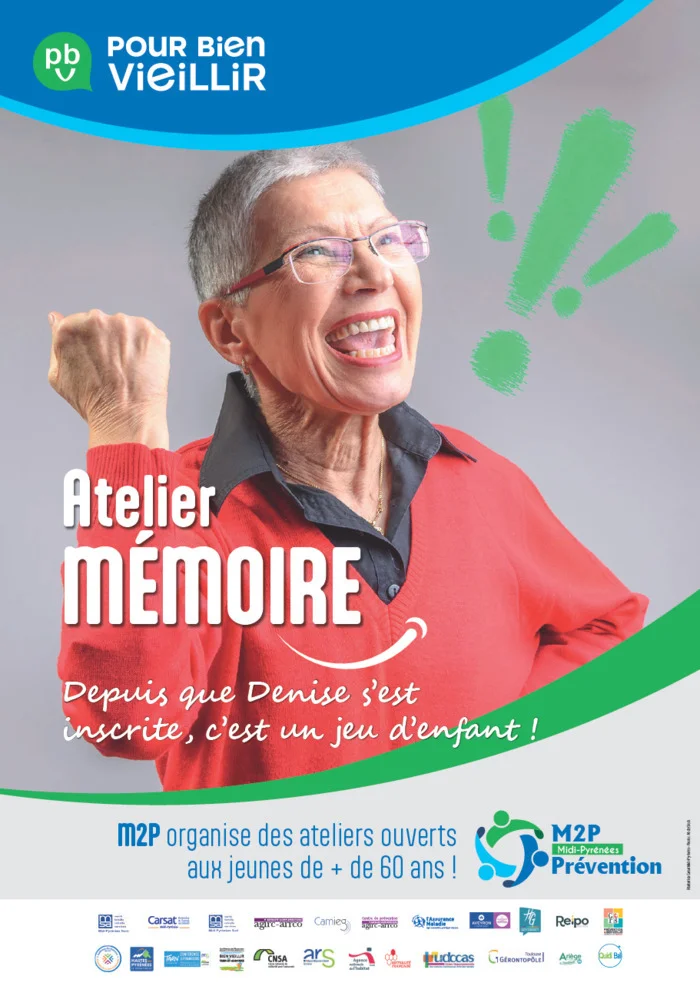 Atelier Mémoire : inscriptions jusqu'au12/03 !