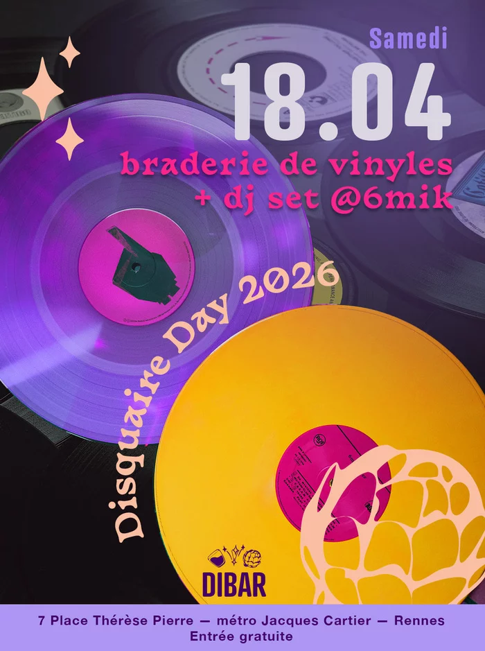 BRADERIE DE VINYLES & DJ 6MIK