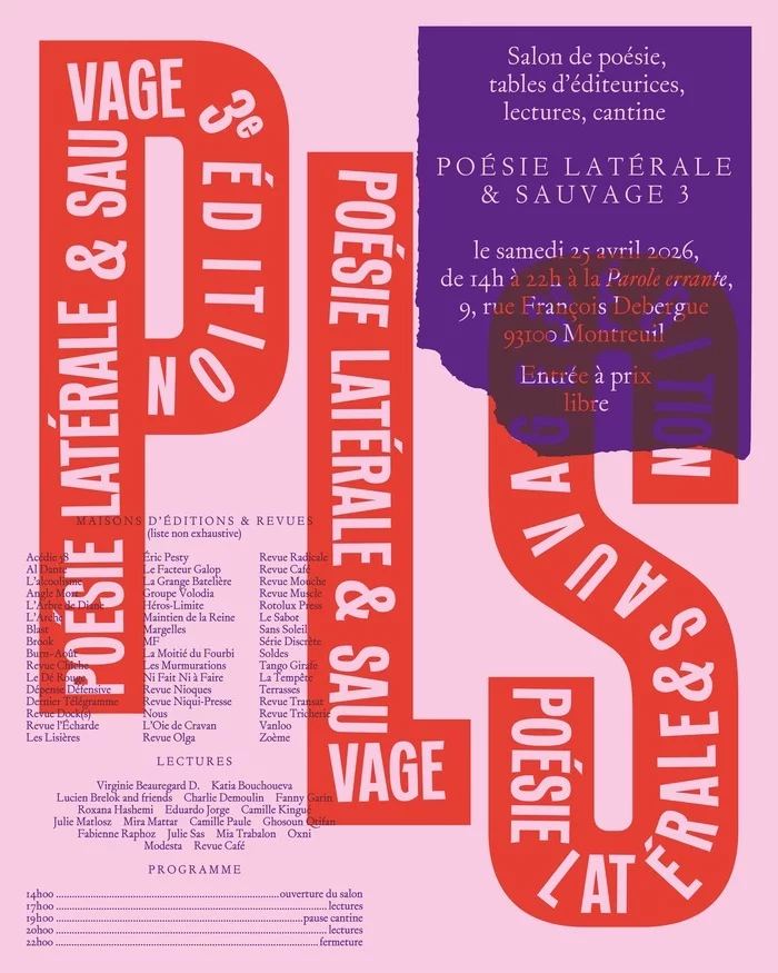Salon de Poésie Latérale et Sauvage #PLS3