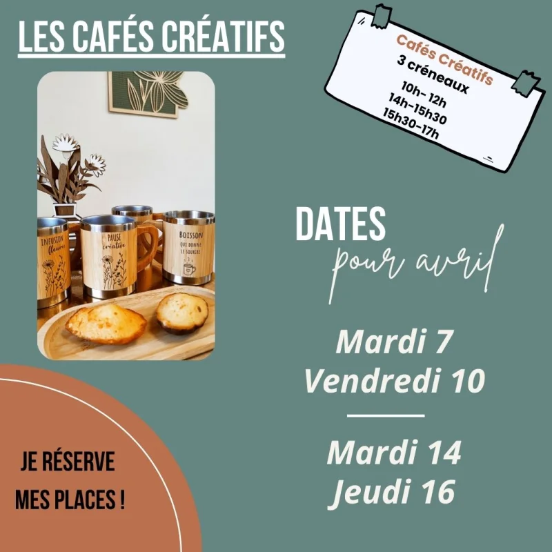 Les cafés créatifs - Atelier d'Elcy
