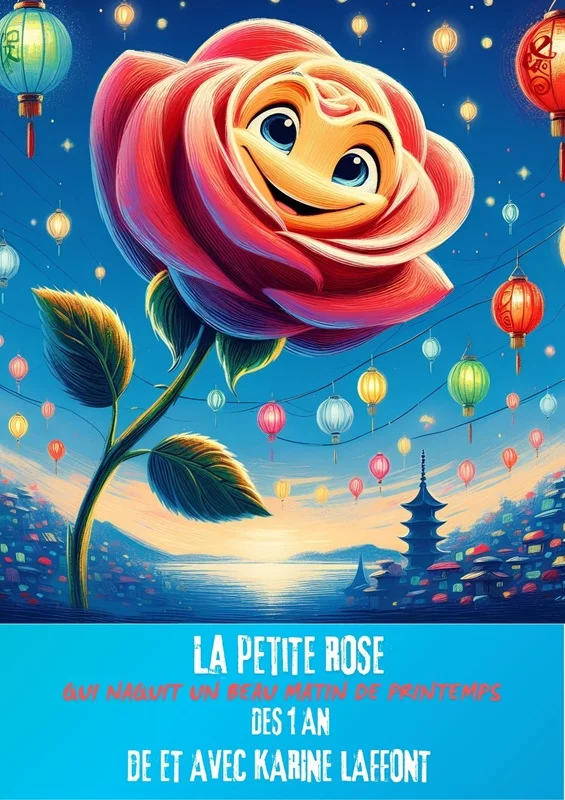 SPECTACLE ENFANT "LA PETITE ROSE QUI NAQUIT UN MATIN DE PRINTEMPS"