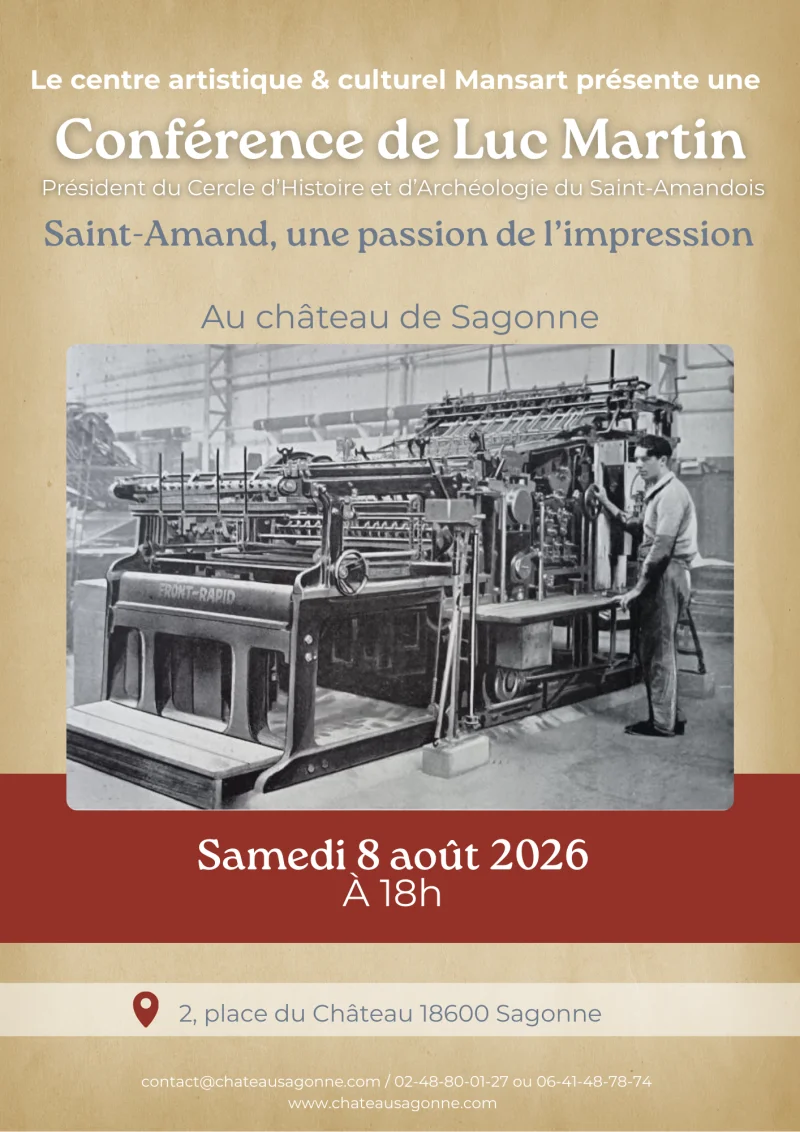 Conférence « Saint-Amand, une passion de l’impression »