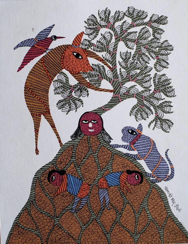 Peintures Gond de l'Inde