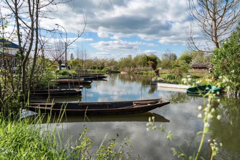 Les Marais de Bourges en barque