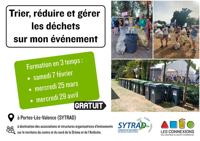 🎓 Trier réduire et gérer les déchets sur mon évènement
