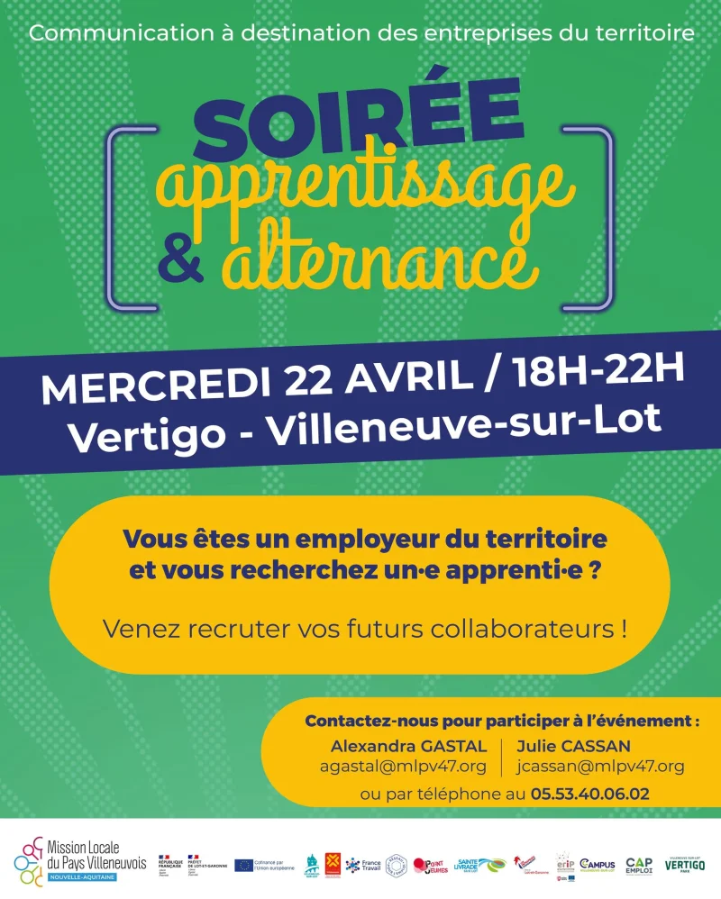 Soirée de l'apprentissage et de l'alternance