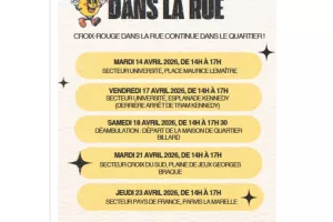 Croix-Rouge dans la rue