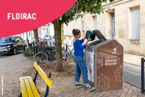 Permanence borne à déchets alimentaires