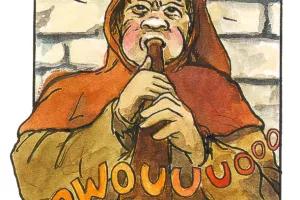 Une trompe d’appel médiévale