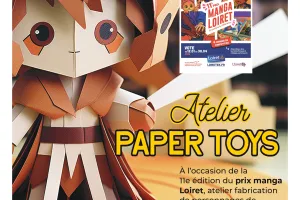 Atelier fabrication de personnages de mangas en paper toys