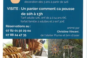 Ateliers découvertes de la Vannerie - Espace culturel osier vannerie