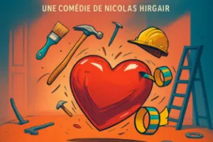 Couple ouvert pendant les travaux