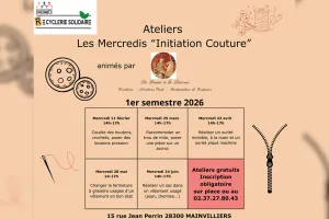 Ateliers : les mercredis "Initiation Couture"
