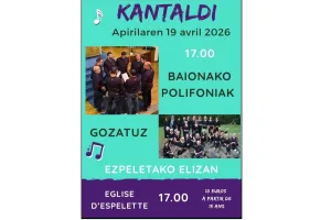 Kantaldi avec Baionako Polifoniak et Gozatuz