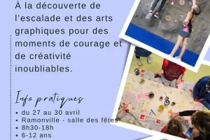 Stage loisirs 6-12 ans "Escal'art" 27-30 avril 2026