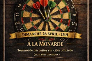 Tournoi de fléchettes à La Monarde
