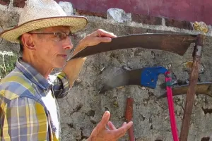 Stage de fauchage à la faux, martelage et affûtage