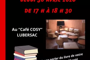 Cercle de lecture au Café Cosy