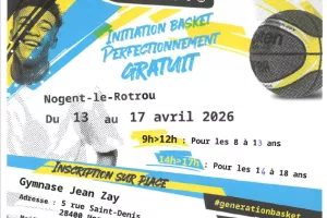 Stage d'initiation et perfectionnement au Basket