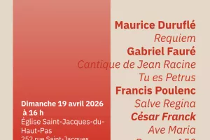 Concert autour du requiem de Duruflé par l'Ensemble Claudio Monteverdi