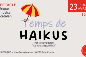 SANT JORDI - SPECTACLE POETICO-MUSICAL AVEC LA CIE LA LUNE AUJOURD'HUI