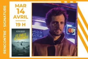 Soirée de lancement avec Victor Guilbert autour de son nouveau roman policier « Les Diables de Beausanges »